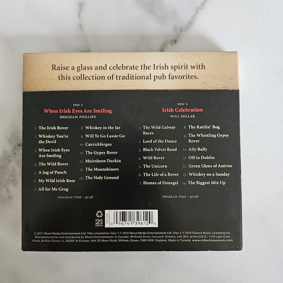 3 for $30: 2 cd Irish Celebration Traditional Pub songs - Picture 2 of 5